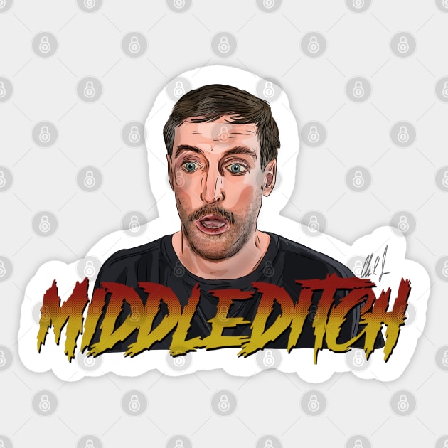 Middleditch Sticker by 51Deesigns